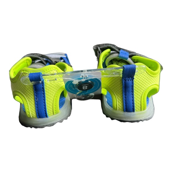 Carters Toddler Boys SIZE 8 Ocean Lighted Sandal with round closed toe. NWT - Picture 2 of 3